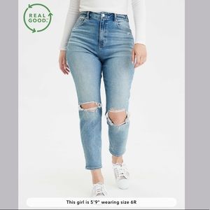 American Eagle Curvy Mom Jeans